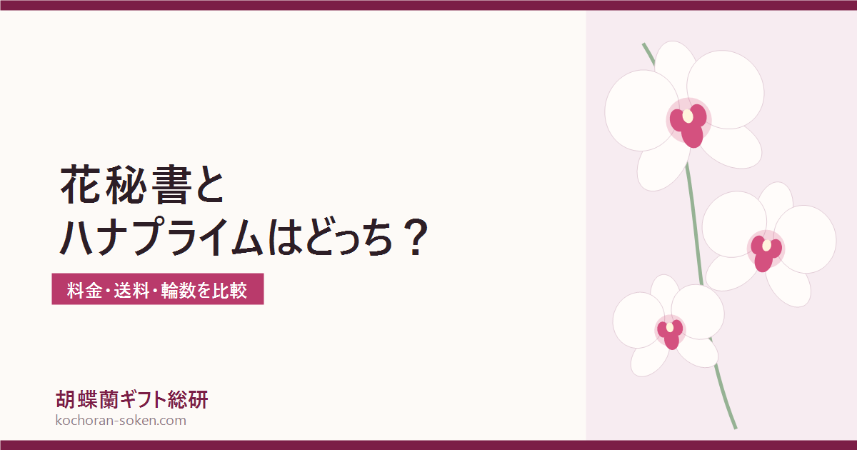 花秘書とHana Primeの比較イメージ